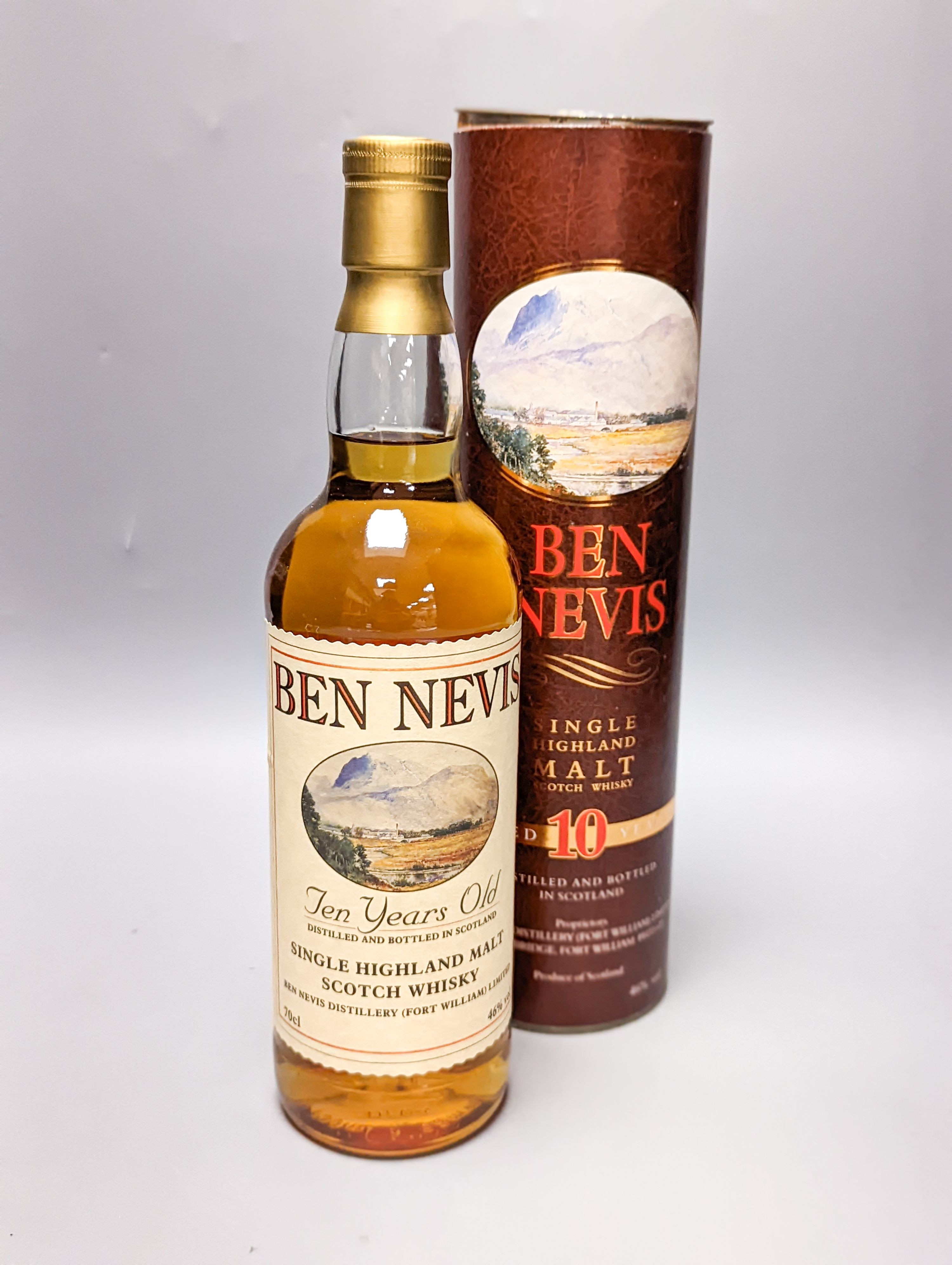 Six assorted single malt whiskies including The Macphails Collection 8 year old, The Glenlivet aged 15 years, Lismore 12 years old, Ben Nevis aged 10 years, Singleton 12 years and Caol Isla aged 12 years, all but one box